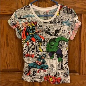marvel super hero tshirt
